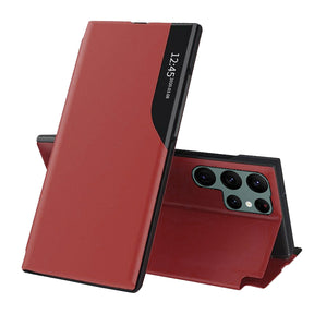 TechSuit Husa de protectie Techsuit eFold Series compatibil cu Samsung Galaxy S22 Ultra, Rosu