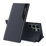 Husa de protectie Techsuit eFold Series compatibil cu Samsung Galaxy S22 Ultra, Albastru Inchis