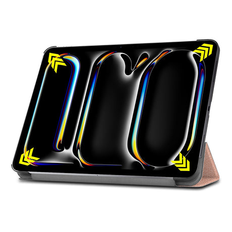 Husa de protectie tableta Techsuit FoldPro compatibil cu iPad Pro 13 (2024) / iPad Pro 13 (2025), Roz Auriu