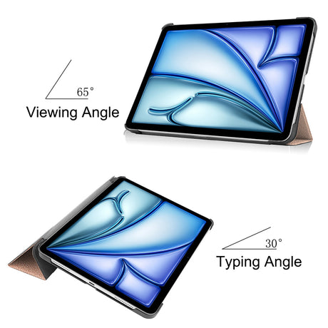 Husa de protectie tableta Techsuit FoldPro compatibil cu iPad Air 13 (2024) / Air 13 (2025) / Air 13 (2026), Roz Auriu