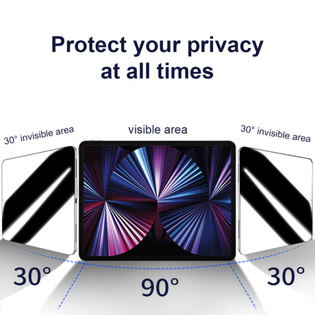 Husa de protectie tableta Lito 2.5D Classic Glass compatibil cu iPad Air 11 (2024) / Air 11 (2025) / Air 11 (2026), Privacy