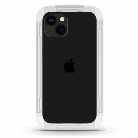 Folie de protectie Spigen (set de 2) Glas.tR EZ-FIT (AGL03385) compatibil cu iPhone 13 / iPhone 13 Pro / iPhone 14 / iPhone 16e / iPhone 17e, Transparent