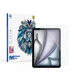 Husa de protectie tableta Lito 2.5D Classic Glass compatibil cu iPad Air 11 (2024) / Air 11 (2025) / Air 11 (2026), Transparent