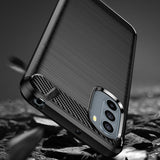 Husa de protectie Techsuit Carbon Silicone compatibil cu Motorola Moto G31 4G / Moto G41 4G, Negru