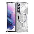 Husa de protectie Techsuit Luxury Glitter MagSafe compatibil cu Samsung Galaxy S22 5G, Argintiu