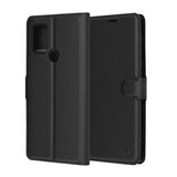 Husa de protectie Techsuit Leather Folio compatibil cu Motorola Moto G10 / Moto G20 / Moto G30, Negru