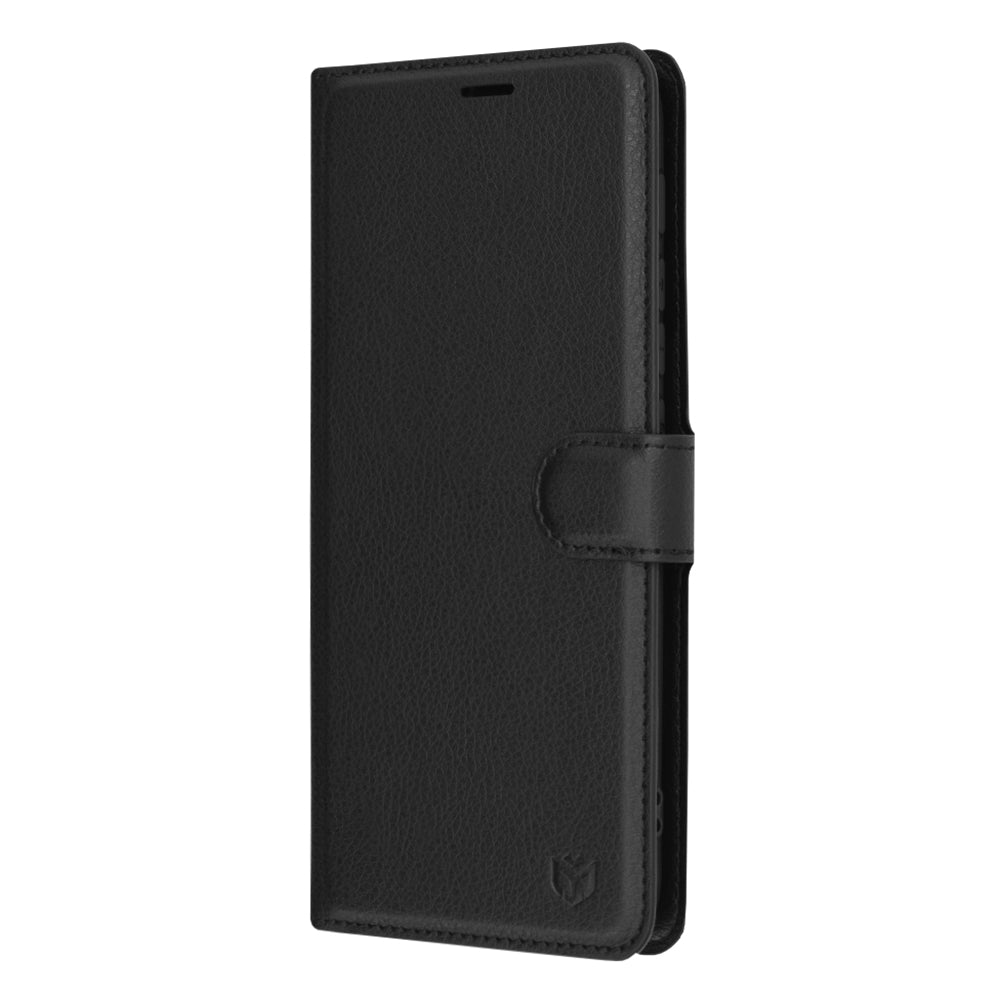 Husa de protectie Techsuit Leather Folio compatibil cu Motorola Moto G10 / Moto G20 / Moto G30, Negru