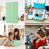 Husa de protectie tableta Techsuit Flex Trifold compatibil cu Samsung Galaxy Tab S6 Lite / 2022 / 2024, Verde