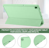 Husa de protectie tableta Techsuit Flex Trifold compatibil cu Samsung Galaxy Tab S6 Lite / 2022 / 2024, Verde