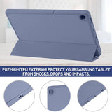 Husa de protectie tableta Techsuit Flex Trifold compatibil cu Samsung Galaxy Tab S6 Lite, Mov