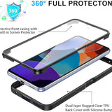 Folie de protectie Techsuit ColorVerse 360 Series + compatibil cu Oppo A79 5G / OnePlus Nord N30 SE, Negru