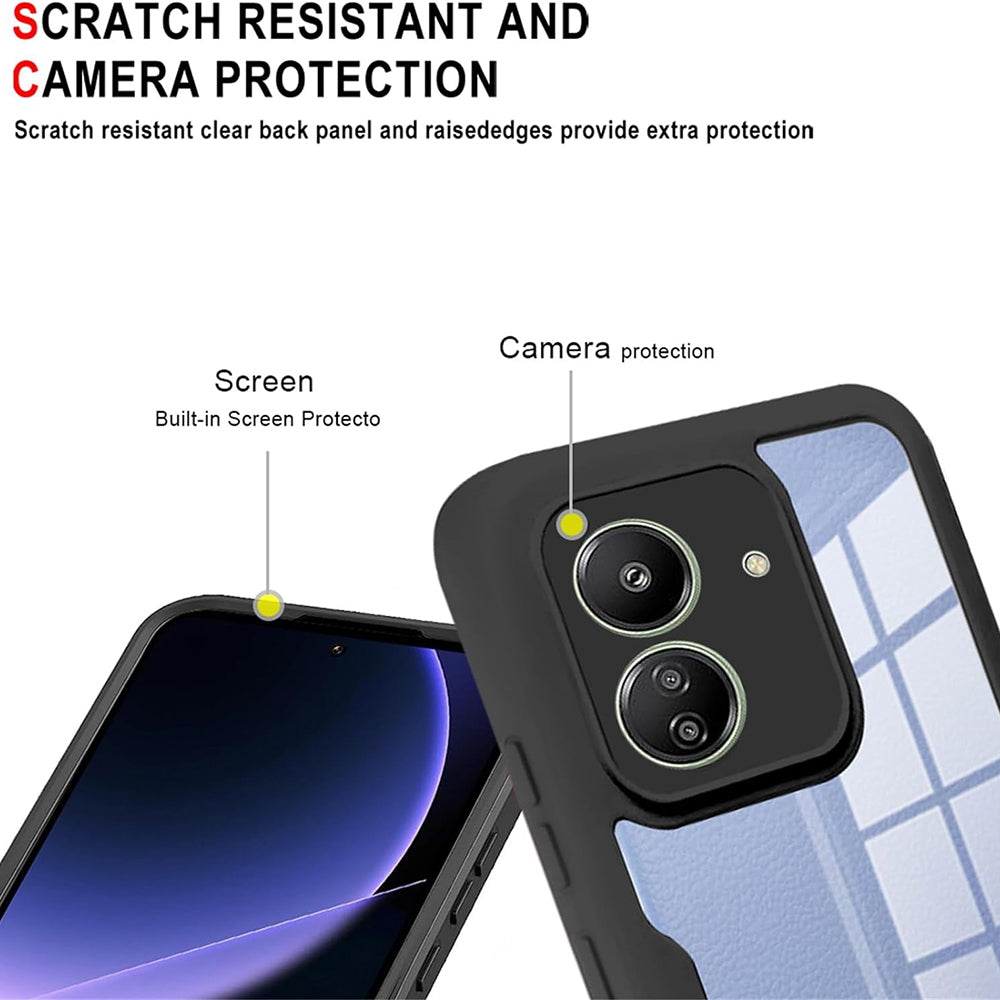 Folie de protectie Techsuit ColorVerse 360 Series + compatibil cu Oppo A79 5G / OnePlus Nord N30 SE, Negru