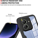 Folie de protectie Techsuit ColorVerse 360 Series + compatibil cu Oppo A79 5G / OnePlus Nord N30 SE, Negru