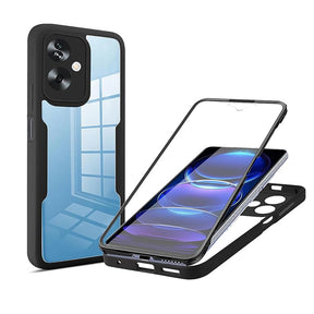 Folie de protectie Techsuit ColorVerse 360 Series + compatibil cu Oppo A79 5G / OnePlus Nord N30 SE, Negru