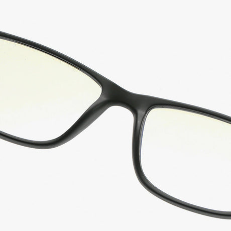 Techsuit Anti-Blue Light Glasses Reflex TR90 (F2388), Rectangular, Nisipiu Black / Green