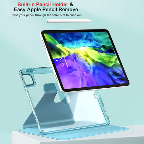 Husa de protectie tableta Techsuit Crystal Vision compatibil cu iPad Pro 11 (2024) / iPad Pro 11 (2025), Mov