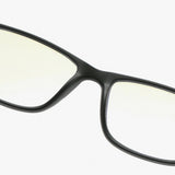 Techsuit Anti-Blue Light Glasses Reflex TR90 (F2388), Rectangular, Nisipiu Black / Blue