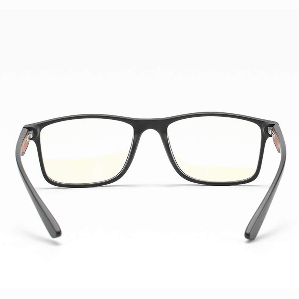 Techsuit Anti-Blue Light Glasses Reflex TR90 (F2388), Rectangular, Nisipiu Black / Blue
