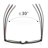 Techsuit Anti-Blue Light Glasses Reflex TR90 (F2388), Rectangular, Nisipiu Black / Blue