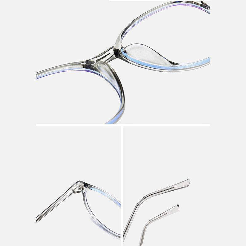 Techsuit Anti-Blue Light Glasses Reflex TR90 (F8551-C3), Round, Maro