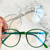 Techsuit Anti-Blue Light Glasses Reflex TR90 (F8551-C3), Round, Maro
