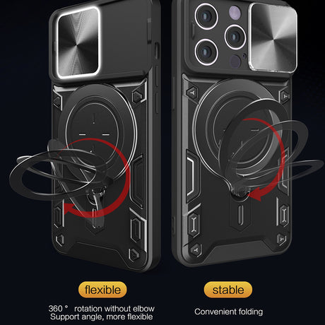 Husa de protectie Techsuit CamGuard Pro compatibil cu iPhone 13 Pro, Rosu