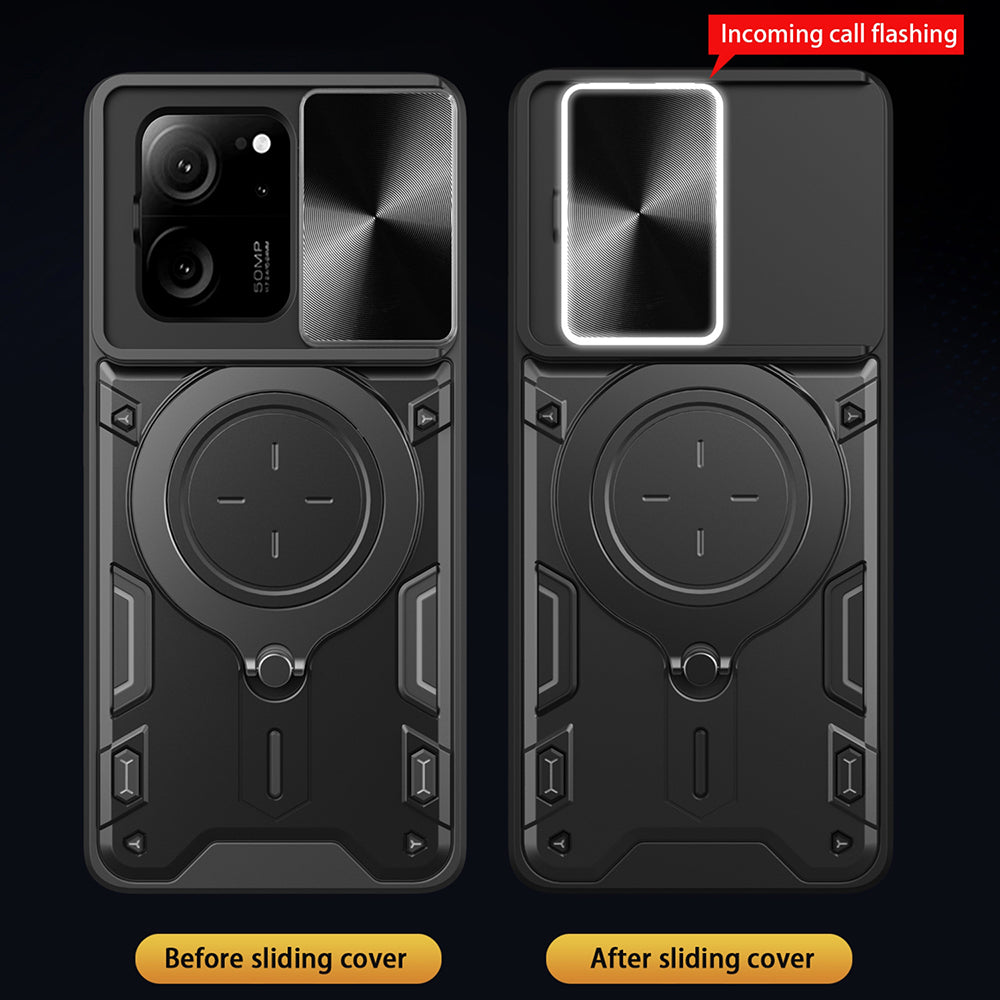 Husa de protectie Techsuit CamGuard Pro compatibil cu Xiaomi 13T / 13T Pro, Negru