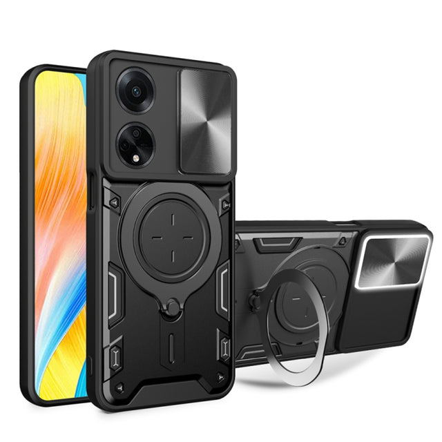 Husa de protectie Techsuit CamGuard Pro compatibil cu Oppo A98 5G, Negru