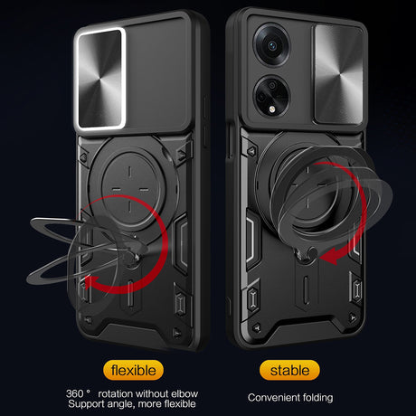 Husa de protectie Techsuit CamGuard Pro compatibil cu Oppo A98 5G, Negru