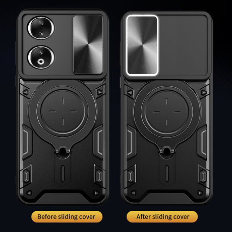 Husa de protectie Techsuit CamGuard Pro compatibil cu Honor 90, Negru