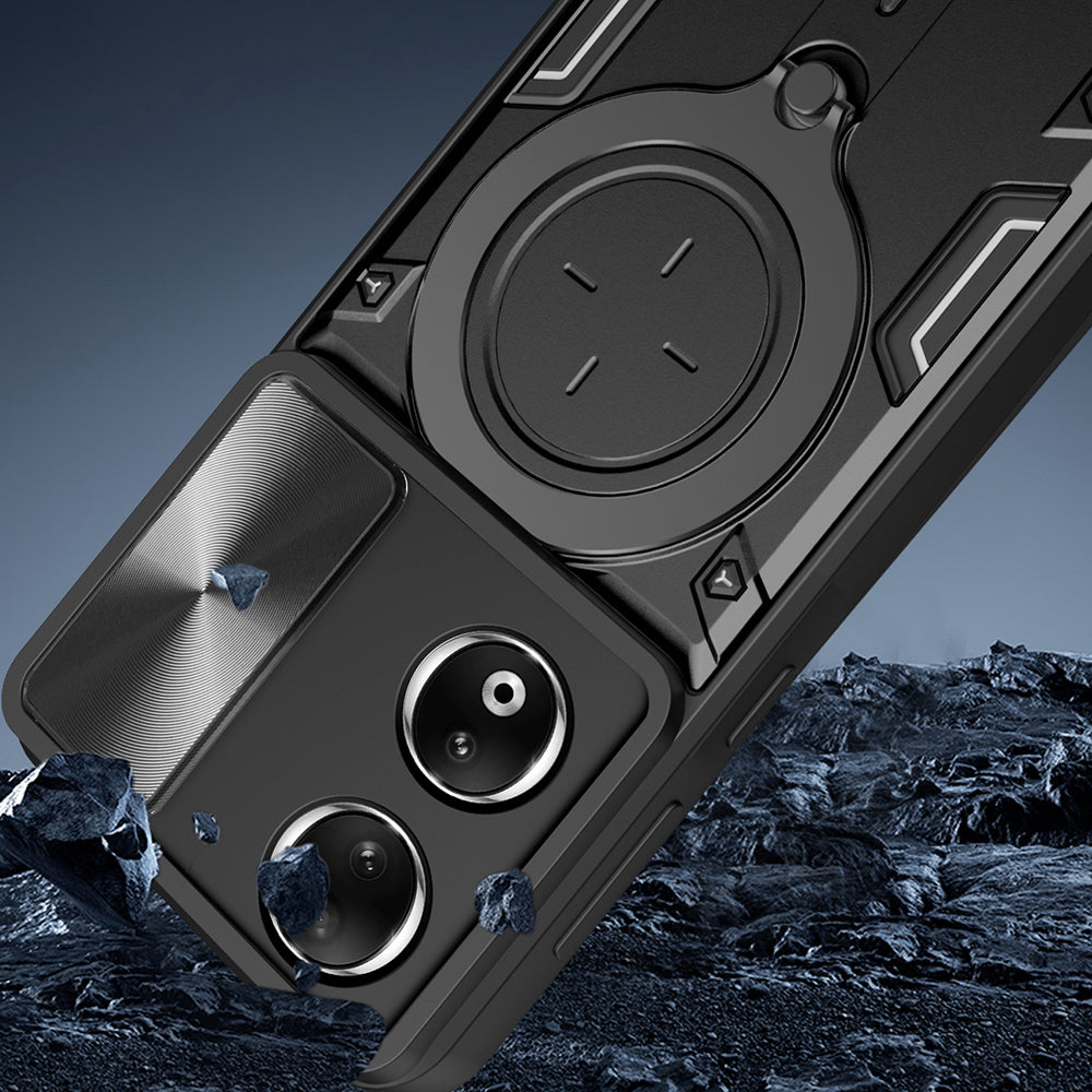 Husa de protectie Techsuit CamGuard Pro compatibil cu Honor 90, Negru