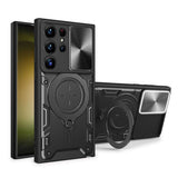 Husă Techsuit CamGuard Pro neagră pentru Samsung Galaxy S23 Ultra