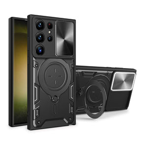 Husă Techsuit CamGuard Pro neagră pentru Samsung Galaxy S23 Ultra