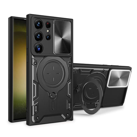 Husa de protectie Techsuit CamGuard Pro compatibil cu Samsung Galaxy S23 Ultra, Negru