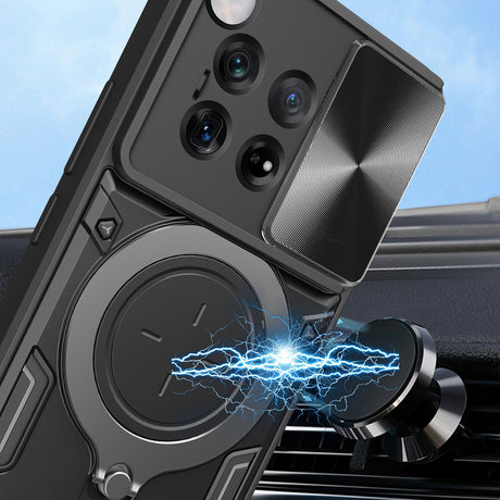 Husa de protectie Techsuit CamGuard Pro compatibil cu OnePlus 12, Negru