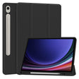 Husa de protectie tableta Techsuit Flex Trifold (with Pencil Holder) compatibil cu Samsung Galaxy Tab S9 / S9 FE / S10 FE, Negru