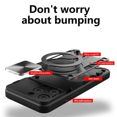 Husa de protectie Techsuit CamGuard Pro compatibil cu iPhone 15 Pro, Mov