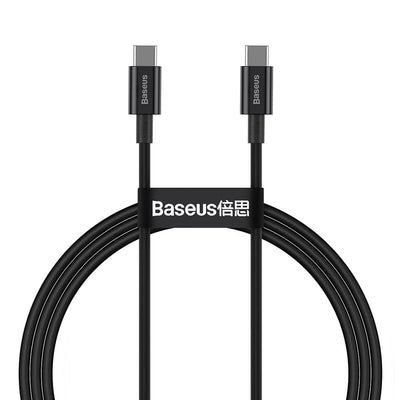 Cablu Baseus Superior Series (CATYS-B01), Type-C, 100W, 1m, Negru