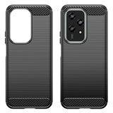 Husa de protectie Techsuit Carbon Silicone compatibil cu Honor 200 Lite, Negru