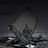 Husa de protectie Techsuit Carbon Silicone compatibil cu Honor 200 Lite, Negru