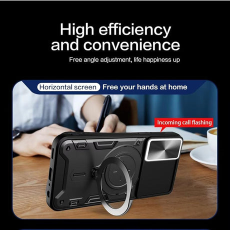 Husa de protectie Techsuit CamGuard Pro compatibil cu Honor X7b / X7b 5G / 90 SMART, Albastru