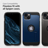 Folie de protectie Spigen (set de 2) Glas.tR Align Master (AGL03387) compatibil cu iPhone 13 / iPhone 13 Pro / iPhone 14 / iPhone 16e / iPhone 17e, Negru