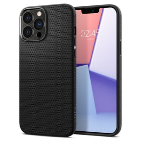 Husa de protectie Spigen Liquid Air (ACS03258) compatibil cu iPhone 13 Pro, Negru