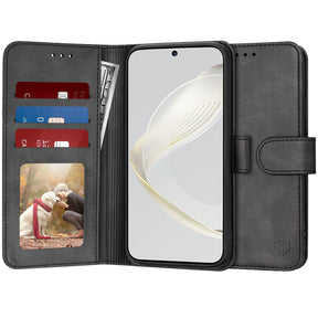 Husa de protectie Techsuit Diary Book compatibil cu Huawei nova 11 / nova 12s, Negru