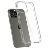 Spigen Husa de protectie Spigen Ultra Hybrid (ACS03261) compatibil cu iPhone 13 Pro, Transparent – imagine 4