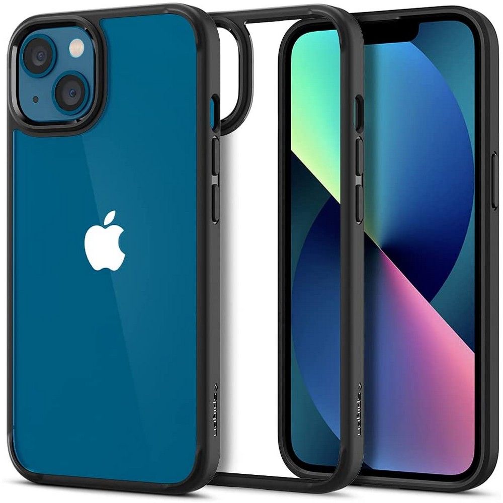 Husa de protectie Spigen Ultra Hybrid (ACS03523) compatibil cu iPhone 13, Negru