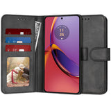 Husa de protectie Techsuit Diary Book compatibil cu Motorola Moto G84, Negru