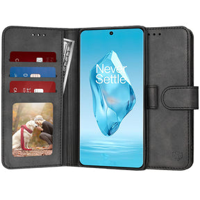 Husa de protectie Techsuit Diary Book compatibil cu OnePlus 12R, Negru
