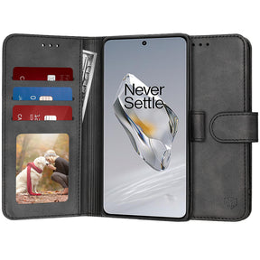 Husa de protectie Techsuit Diary Book compatibil cu OnePlus 12, Negru