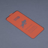 Folie pentru iPhone 13 Pro Max / iPhone 14 Plus - Techsuit 111D Full Cover / Full Glue Glass - Black